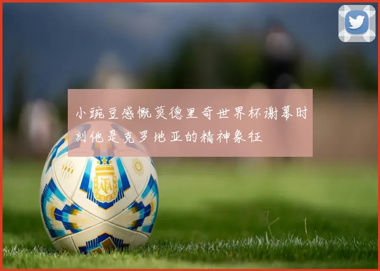 小豌豆感慨莫德里奇世界杯谢幕时刻他是克罗地亚的精神象征